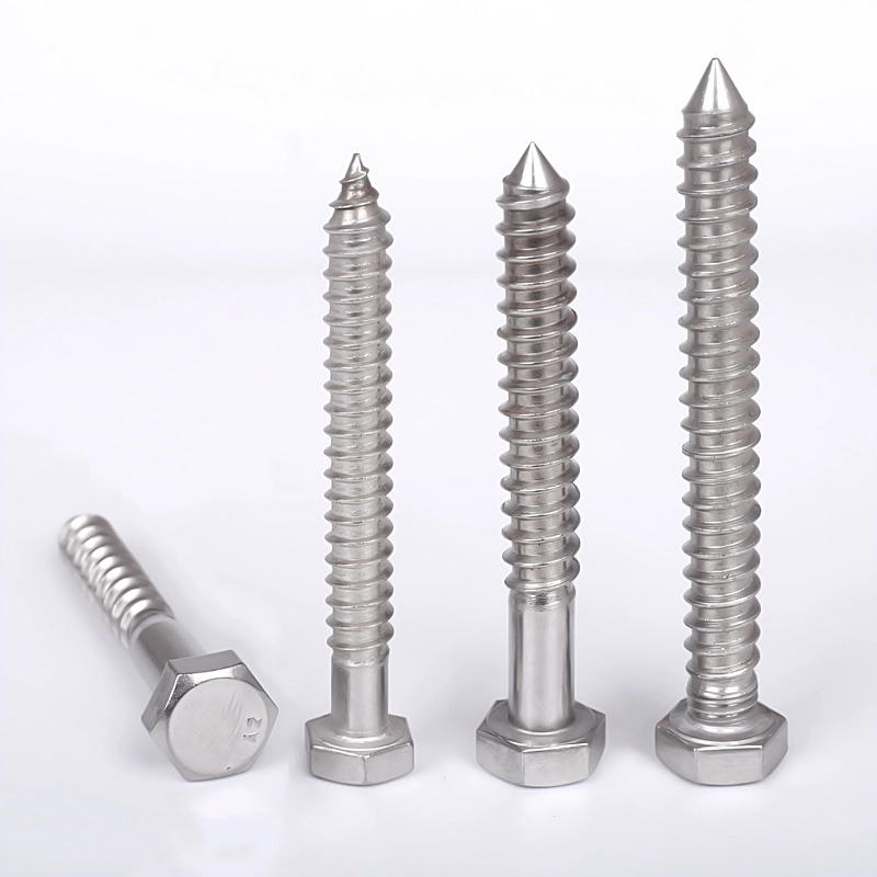 สกรูเกลียวปล่อยหกเหลี่ยม DIN571 Lag Bolt